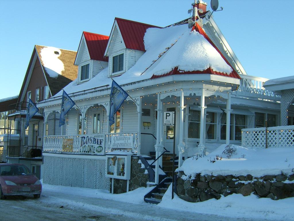 Restaurant Auberge Chez Girard Sainte-Agathe-des-Monts Eksteriør bilde